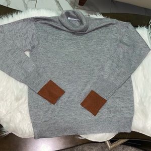 PAISIE Gray turtleneck sweater Size S